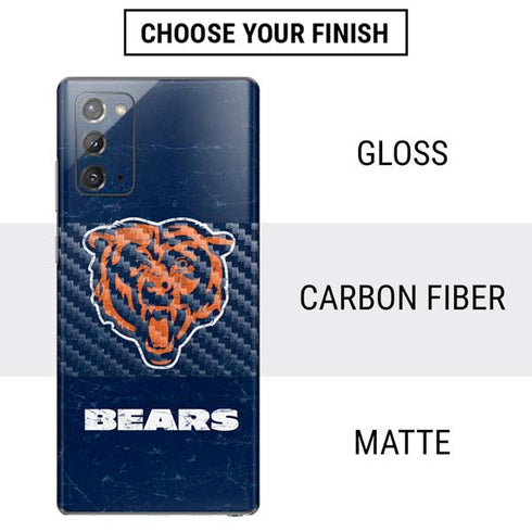 NFL Chicago Bears - Alternate Distressed Galaxy Note20 5G Skin